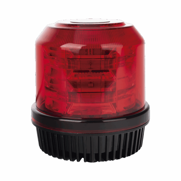 Burbuja brillante de 12 LEDs, color rojo, montaje fijo