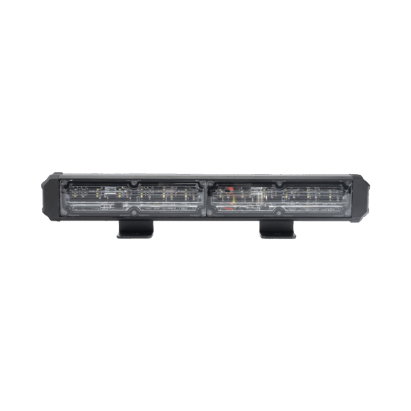 Barra de Luz de Advertencia, 2 Módulos de 6 LED, 11 Pulgadas Rojo/Claro