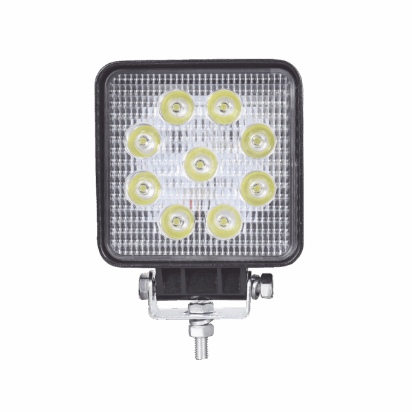 Luz de trabajo de 9 LED , 2300 Lúmenes, 27 Watts, 10-30 Vcc, IP67