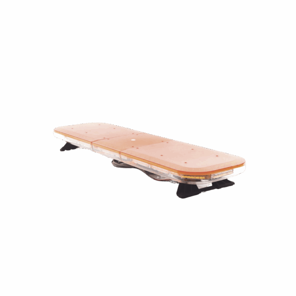 Barra de luces LED de 47" con 124 LED de alta potencia, Dual Color Ambar/Claro, ideal para equipar unidades de seguridad privada, minería e industria