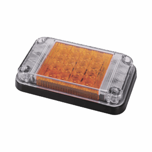 Luz de Advertencia de 7X4″, Color Ámbar, Con Luces de Trabajo, Ideal para Ambulancias