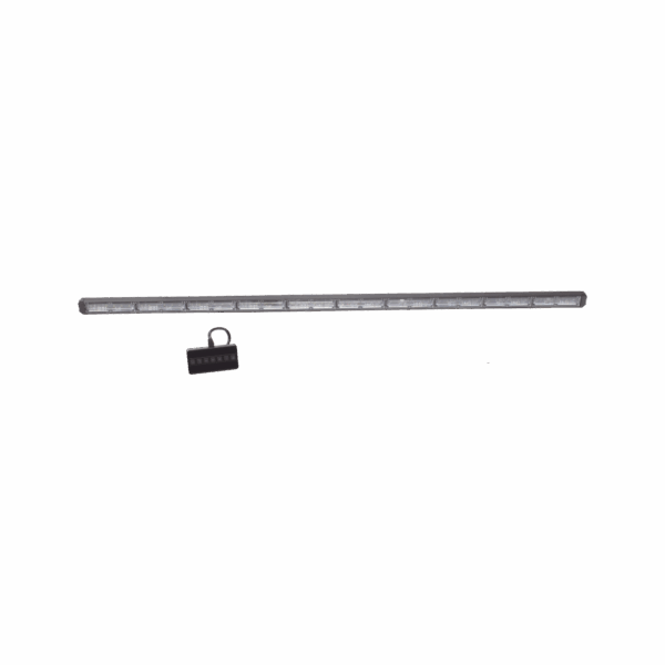 Barra de luz de advertencia de 10 Módulos de 6 LED, 49 Pulgadas Ambar