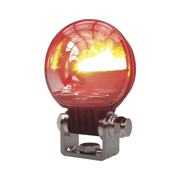 Luz LED límite de arco color rojo, para zonas de trabajo en montacargas y vehiculos