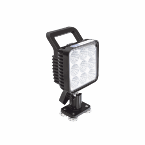 Lámpara de trabajo de 9 led, montaje giratorio magnético, 12-24 Vcc, 1300 Lumenes