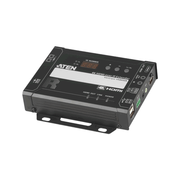 Receptor HDMI | IP | 4K @ 30Hz | 4:4:4 | EDID Expert™ | Protocolo CLI Telnet o RS-232 | Conexión Punto a Punto o Multipunto a Multipunto