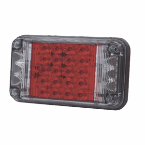 Luz de Advertencia de 7X4″, Color Rojo, Con Luces de Trabajo, Ideal para Ambulancias