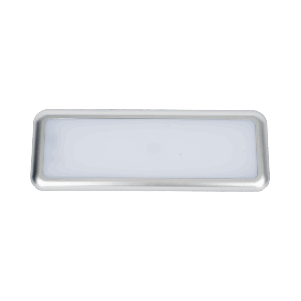 Luz LED Rectangular para interiores, 48 LED, 12-24 Vcd, 1392 lúmenes