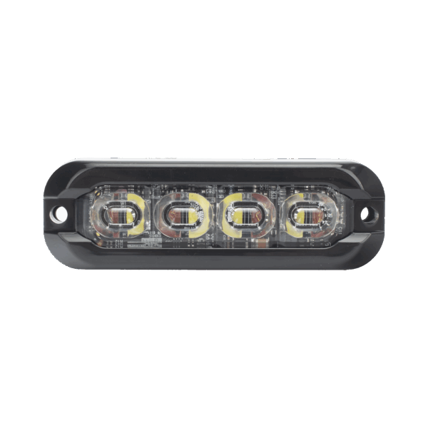 Luz perimetral , 8 LED Ultra Brillantes, Dual Color Rojo / Claro