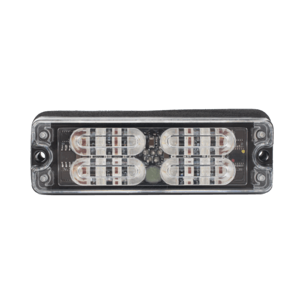 Luz Perimetral, 12 LED Ultra Brillantes, Color Rojo / Azul