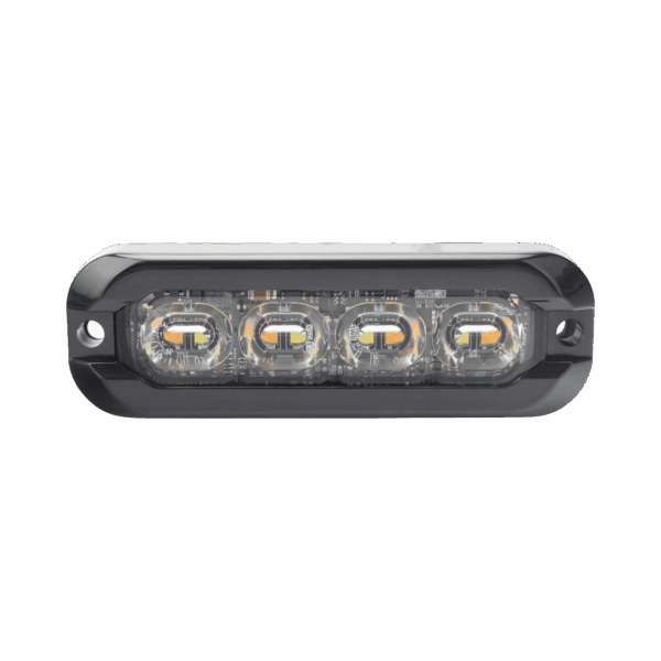 Luz perimetral , 8 LED Ultra Brillantes, Dual Color Ambar / Claro