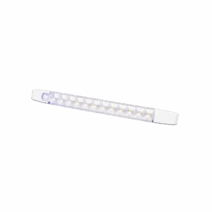 Luz Auxiliar LED Rectangular, 12 LED, 12-24 Vcc,  360 lúmenes