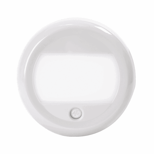 Luz de cortesía circular LED para iluminación de interiores con sensor de movimiento PIR