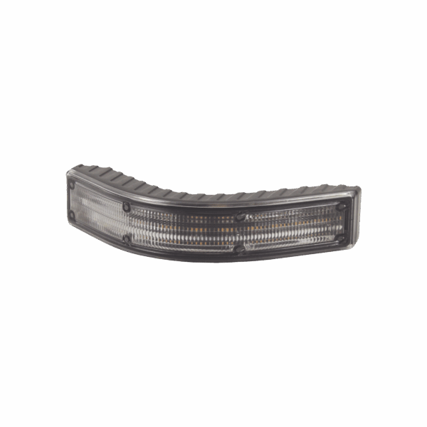 Luz direccional de esquina, 12 Led,12-24 Vcc, Lente transparente, ámbar/blanco