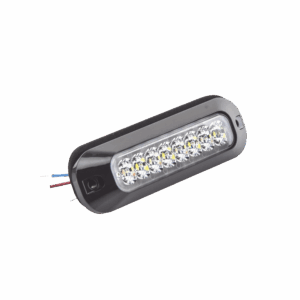Luz Auxiliar Serie X3744, 8 LEDs Ultra Brillantes, color rojo claro.