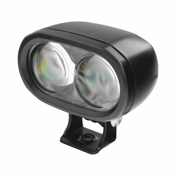 Luz LED de advertencia peatonal de punto azul para montacargas y vehiculos