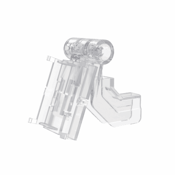 Gancho en T con Placa Trasera Adaptadora para Etiqueta de Tinta Electrónica / AccessPRO / Diametro 5-9 mm / Compatible con 2.13" - 2.66" - 2.9"