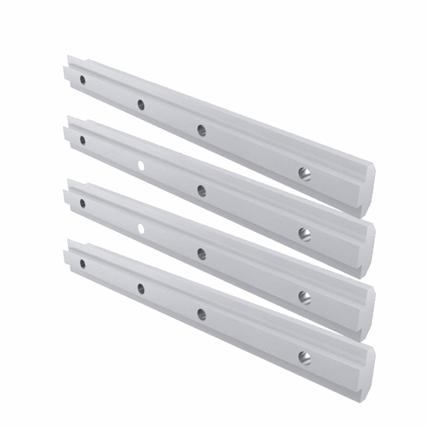 Barras de extensión de riel de aluminio