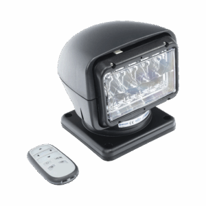 Faro Buscador, 7040 lúmenes, Color Negro, Uso Rudo, Multifuncional, Luz Clara