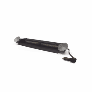 Luz de Visera, 12-24 Vcc con enchufe vehicular, doble cabezal, dual color, rojo/blanco/azul/claro
