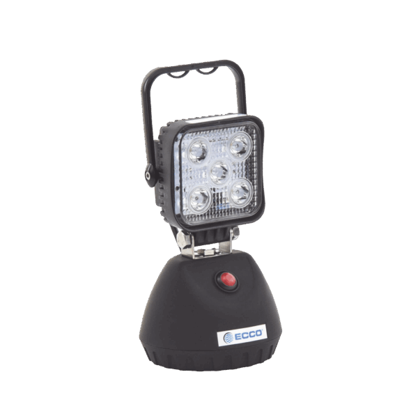 Lámpara de trabajo de mano, con batería recargable y montaje magnético, IP67