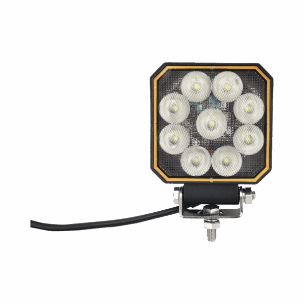 Luz de trabajo bluetooth, 9 LED, 1500 Lumenes, 12-24 Vcd