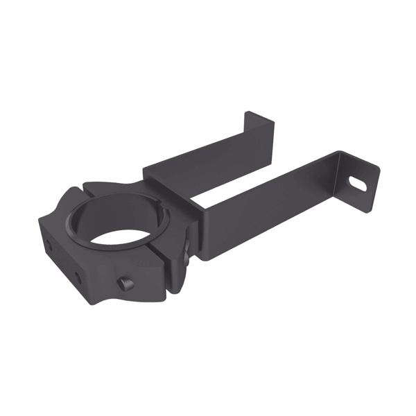 Soporte de pared con abrazadera para poste