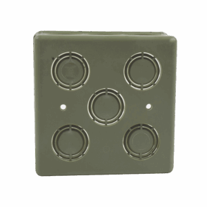 Caja Cuadrada  de 1/2″ – 3/4″ para PVC Conduti Pesado.