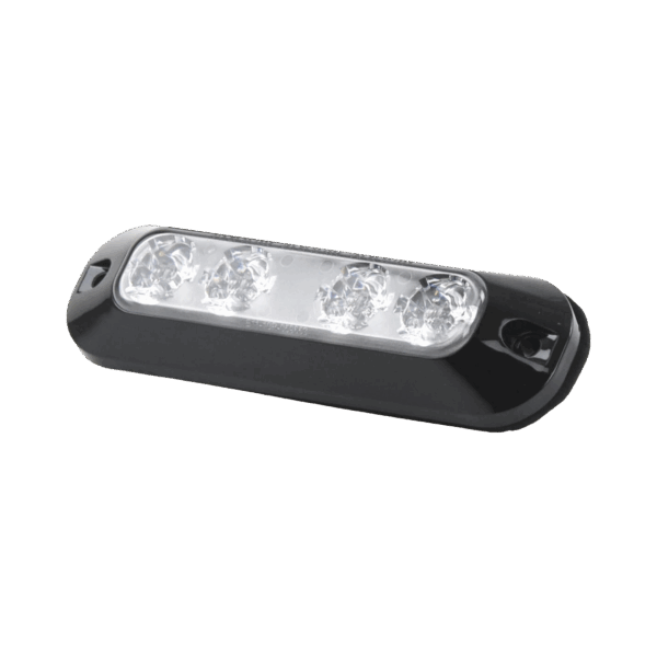 Luz perimetral, 4 LEDs Ultra Brillantes, color Rojo / Azul