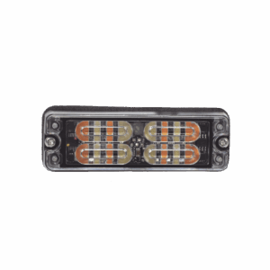 Luz Perimetral, 12 LED Ultra Brillantes, Color Ámbar / Claro