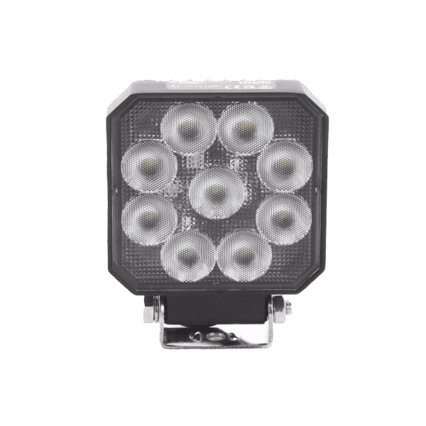 Luz de trabajo, 9 LED, 1050 Lumenes, 12-24 Vcd