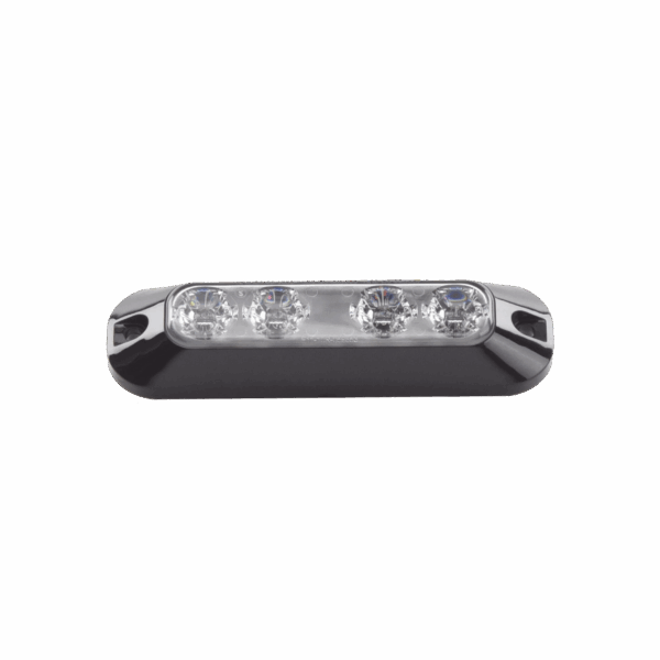Luz Perimetral , 4 LEDs Ultra Brillantes, color Ambar