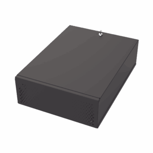 Gabinete Metálico para DVR/NVR con Chapa y llave.
