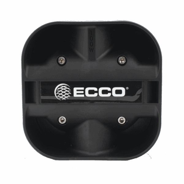 Bocina Compacta de Uso Rudo, 100 Watts de Potencia, Ideal Para Vehículos de Encubierto, Con Soporte Universal, 11 Ohms de Impedancia