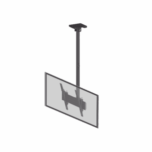 Montaje de Techo para Pantallas de  32″- 75I”| VESA 100 X 100 HASTA 400 X 400| Capacidad Máxima de Carga 50Kg