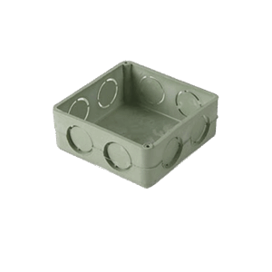 Caja Cuadrada de 1/2″  para Instalaciones de PVC Conduit Pesado.