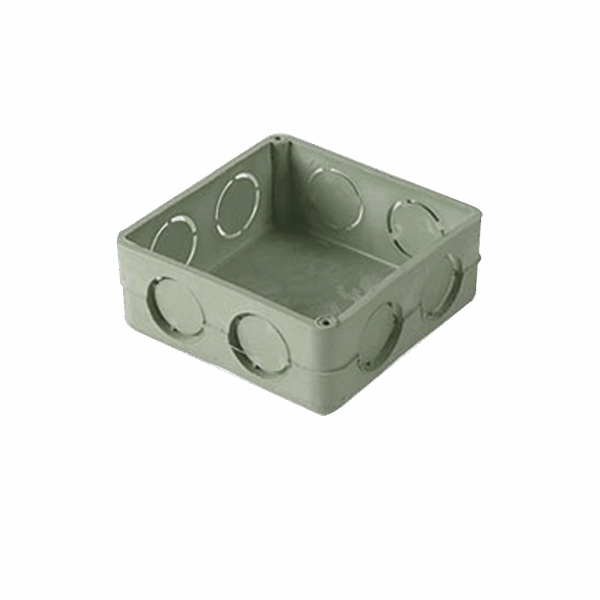 Caja Cuadrada de 1/2"  para Instalaciones de PVC Conduit Pesado.