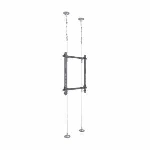 Montaje Cableado de Acero| Suelo a Techo| Capacidad Máx. de Carga 30kg| Para Pantallas de 32″ ~ 75″| VESA 400 x 600