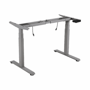 Base de Escritorio Motorizado Profesional / Altura Ajustable 60-125cm / Estructura Estable / Funcionamiento Suave / 3 Preset de Posiciones / Color Gris / Soporta hasta 100Kg de carga