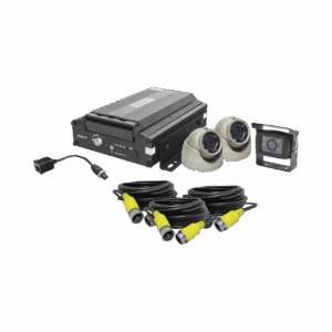 KIT DVR PARA VEHICULO /  INCLUYE /  CÁMARAS PARA INTERIOR /  CÁMARA PARA EXTERIOR, / 2MP AHD /  CABLES EXTENSORES / ADAPTADOR LAN.