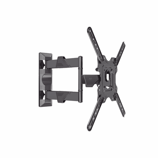 Montaje de Pared Articulado para Monitor de 32-55" / Soporta hasta 27.2 Kg / Vesa 400 x 400 / 100 x 100 / Acero / Separación a Pared de 5 cm a 40 cm