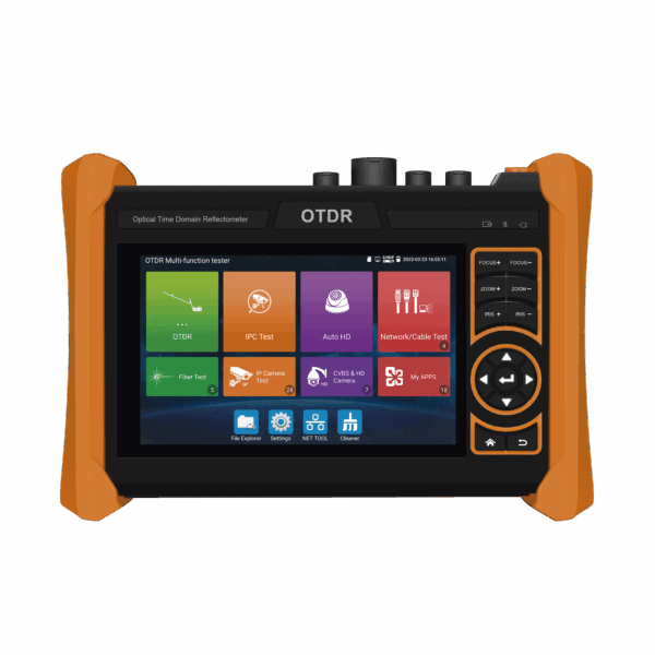 Probador de Vídeo  y OTDR / Pantalla LCD de 7" / IP ONVIF / 8MP TVI + 8MP CVI + 8MP AHD + SDI/EX???SDI + Cable TDR / Prueba de Red de Fibra Óptica