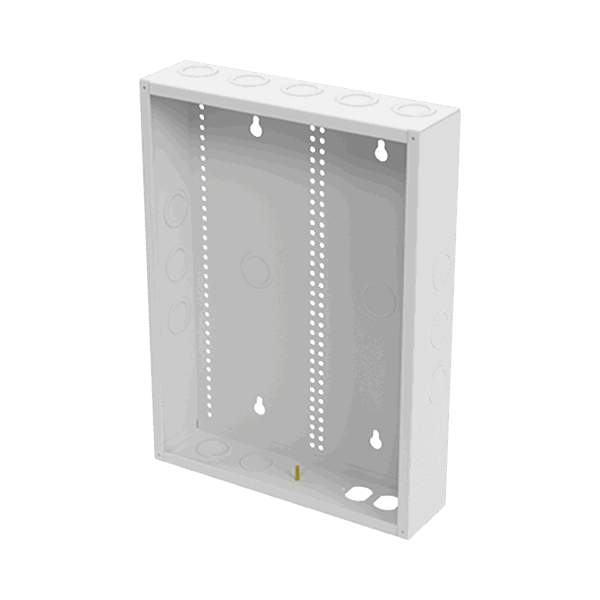Gabinete de Medios de 19 Pulgadas de alto, para Empotrar en Pared (360 x 478 x 95 mm).