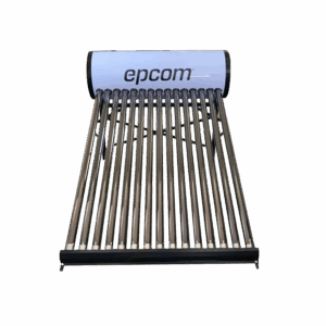 Bóiler Solar de 150L, Baja Presión con 15 Tubos de Vacío de Mayor Resistencia y Termotanque Inoxidable de Grado Alimenticio 150 L Resistentes a Granizo de Hasta 25 mm/ l, Incluye Anodo de Magnesio
