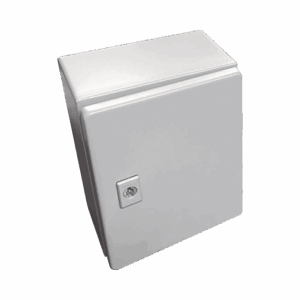 Gabinete de Acero, Nema 4 -IP 66 de 40 x 60 x 25 cm con Platina y certificado UL.