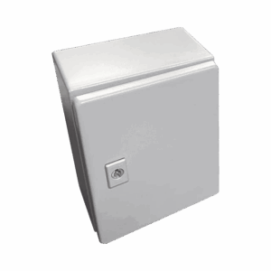 Gabinete de Acero, Nema 4 -IP 66 de 30x30x15 cm con Platina y certificado UL.