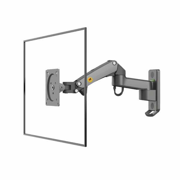 Montaje de Pared para Monitores de 17 a 35" / Soporta hasta 12 Kg / Vesa 75 x 75 / 100 x 100 / Acero