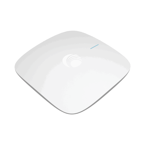 Punto de Acceso Wi-Fi para interior / Omnidireccional cnPilot e410 / Doble banda (2.4 y 5 Ghz) / MU-MIMO 2x2 / Antena Beamforming / Hasta 256 Clientes / Hasta 1.2 Gbps / Gestión centralizada desde nube cnMaestro