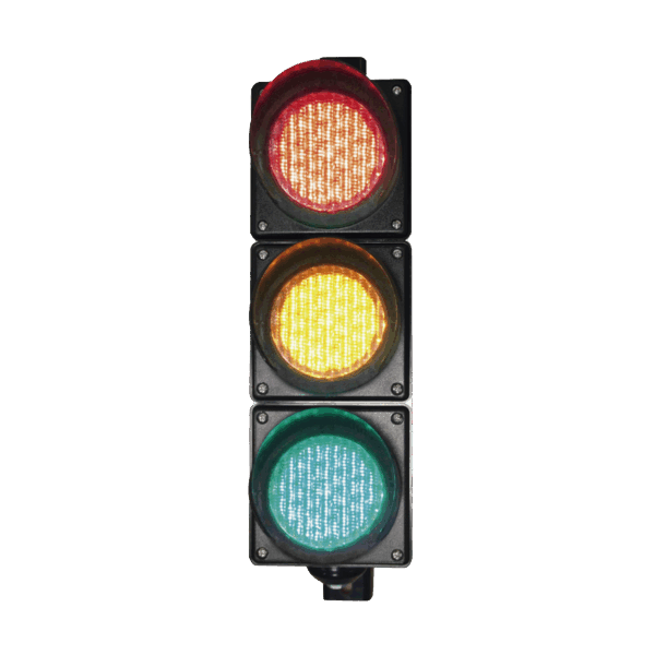 Semáforo / Señalización Rojo, Verde y Amarillo / Diametro 100mm / LED / 110vca.