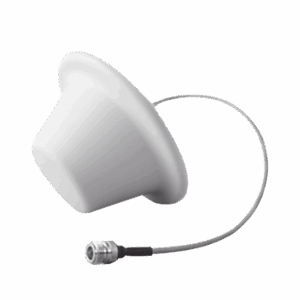 Antena Domo Omnidireccional 698 ~ 960 MHz / 1710 ~ 2700 MHz, 1.5 dBi / 5 dBi, con conector N hembra.
