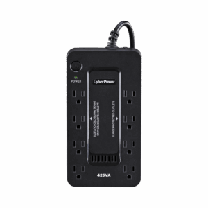 UPS de 425 VA/255 W, Topología Standby, Entrada 120 Vca NEMA 5-15P, Tipo Gabinete Compacto, Con 8 Tomas NEMA 5-15R